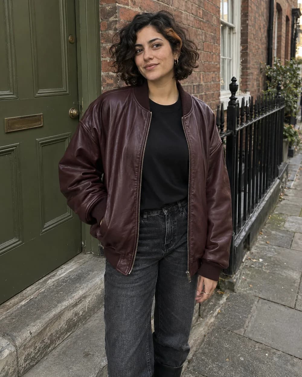 AI-created street portrait ready to use in a post